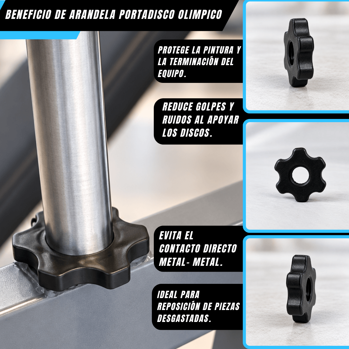 ARANDELA PORTADISCOS OLÍMPICO 
