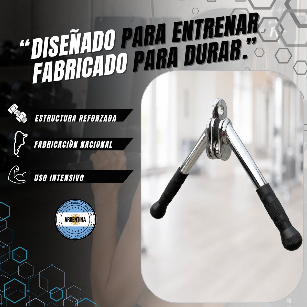 BARRA EN V