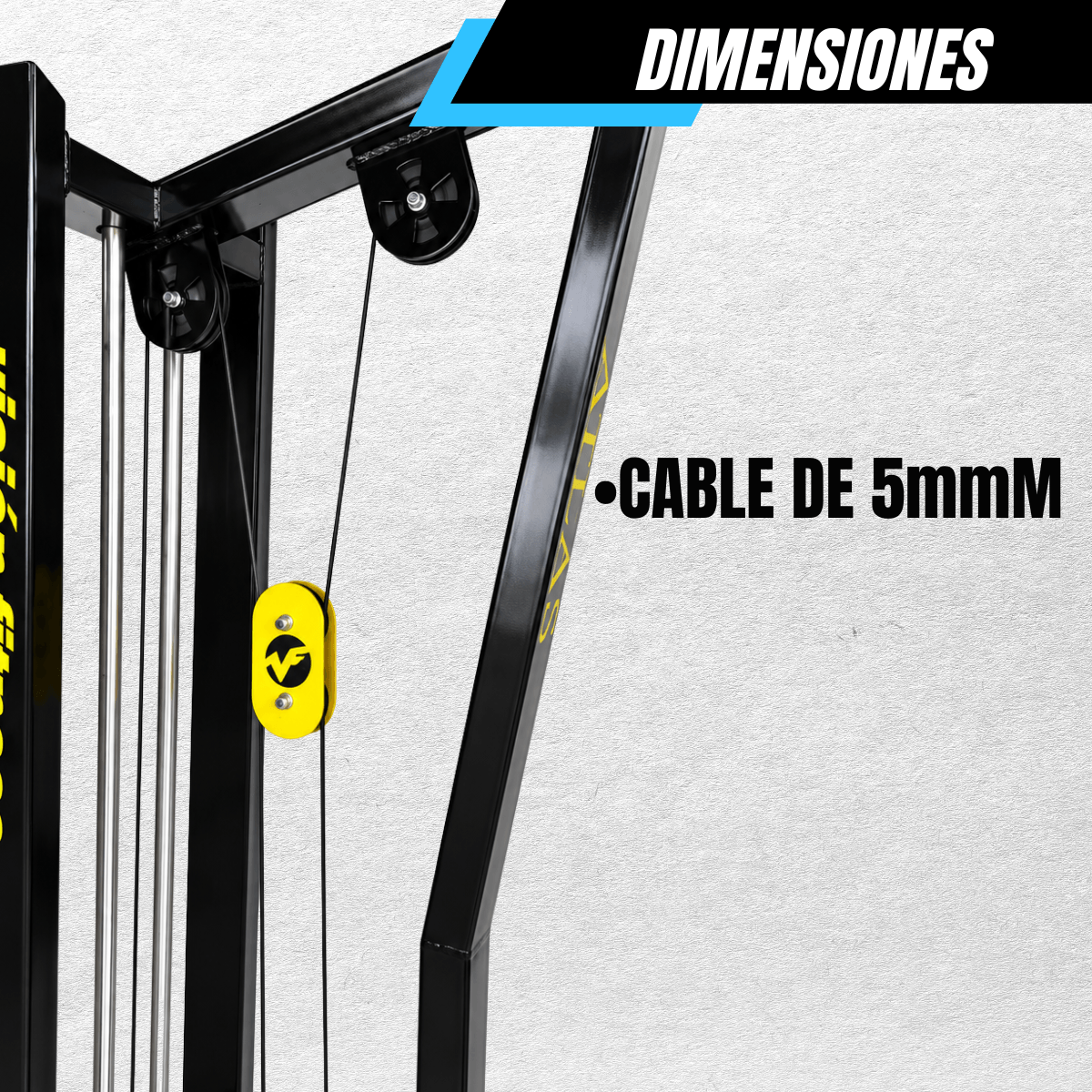 CABLE PARA POLEA DE 5mm