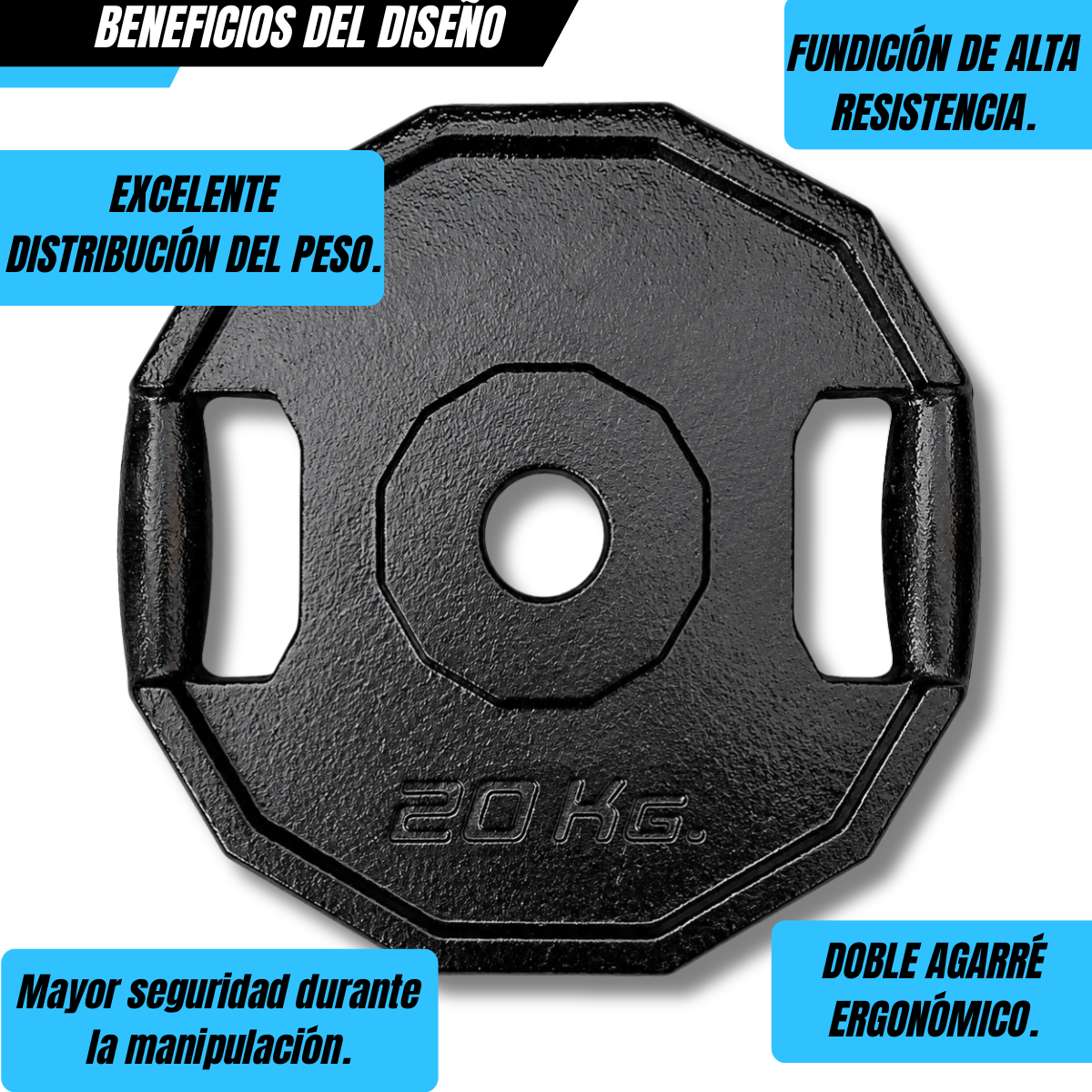 DISCOS DE FUNDICIÓN CON AGARRE