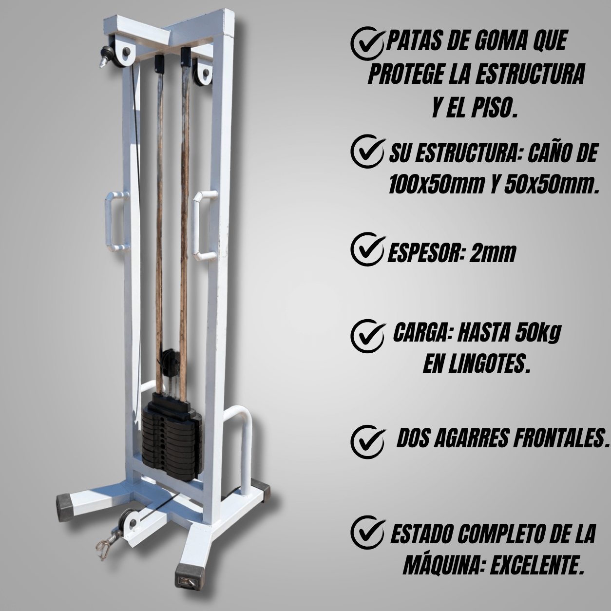 POLEA SIMPLE ALTA Y BAJA