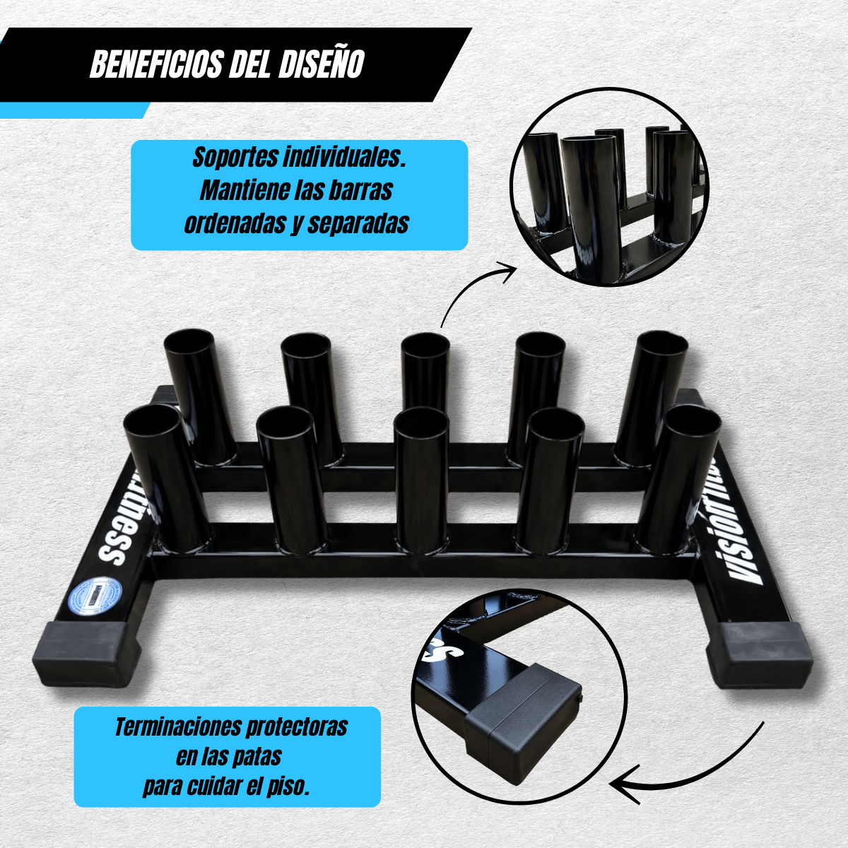 PORTA BARRAS OLÍMPICAS 