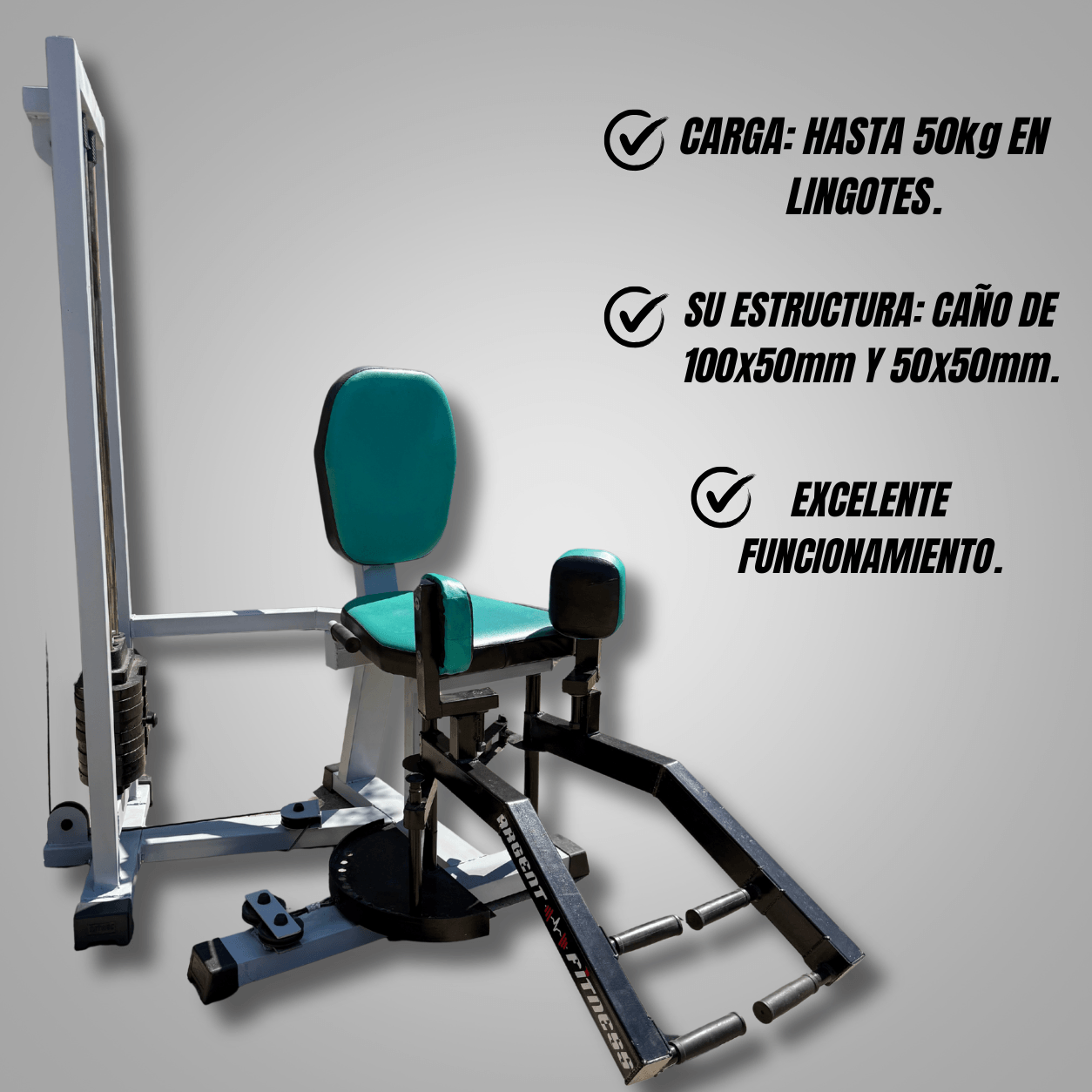 SILLÓN DUAL ABDUCTORES Y ADUCTORES 
