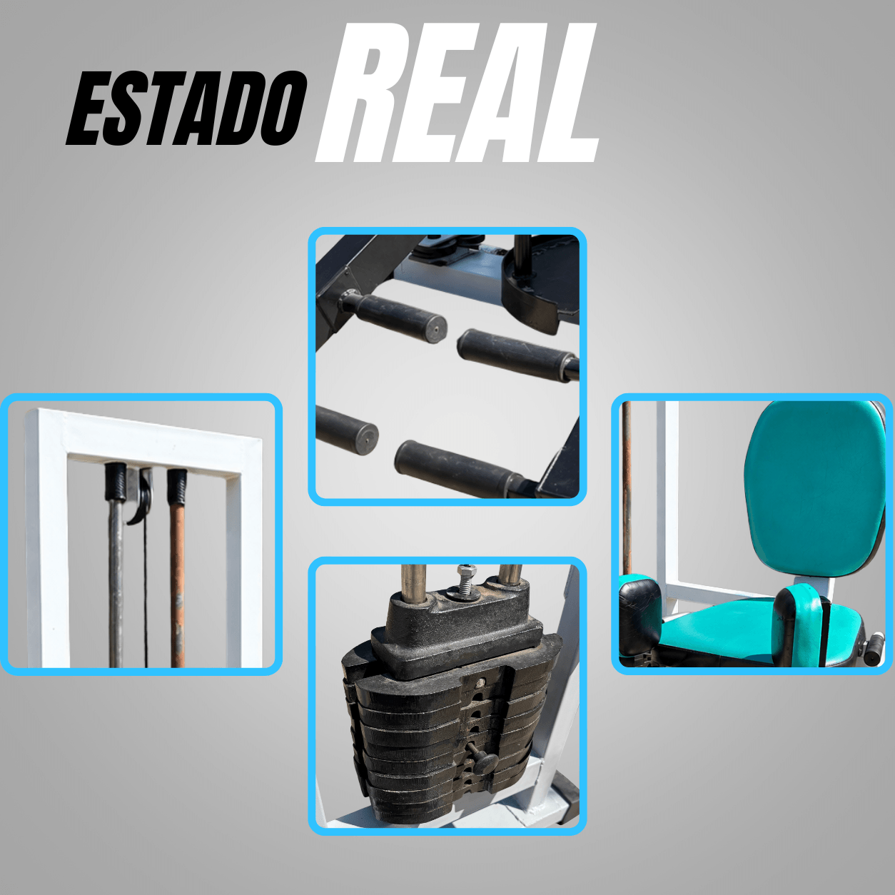 SILLÓN DUAL ABDUCTORES Y ADUCTORES 