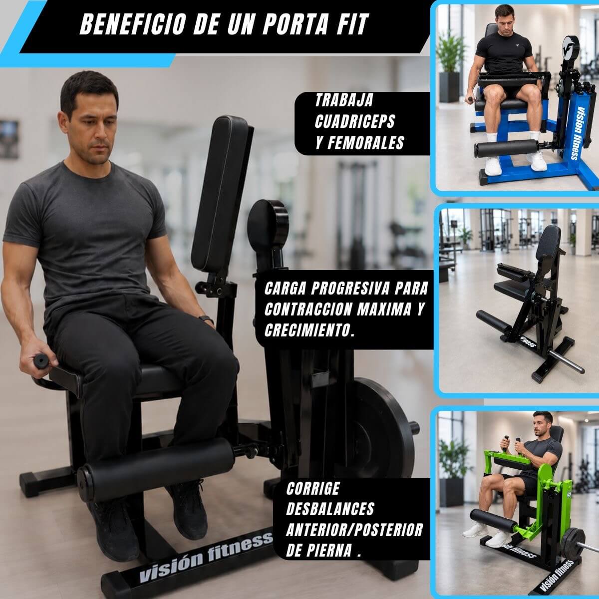 SILLÓN DUAL (cuádriceps y femoral) 
